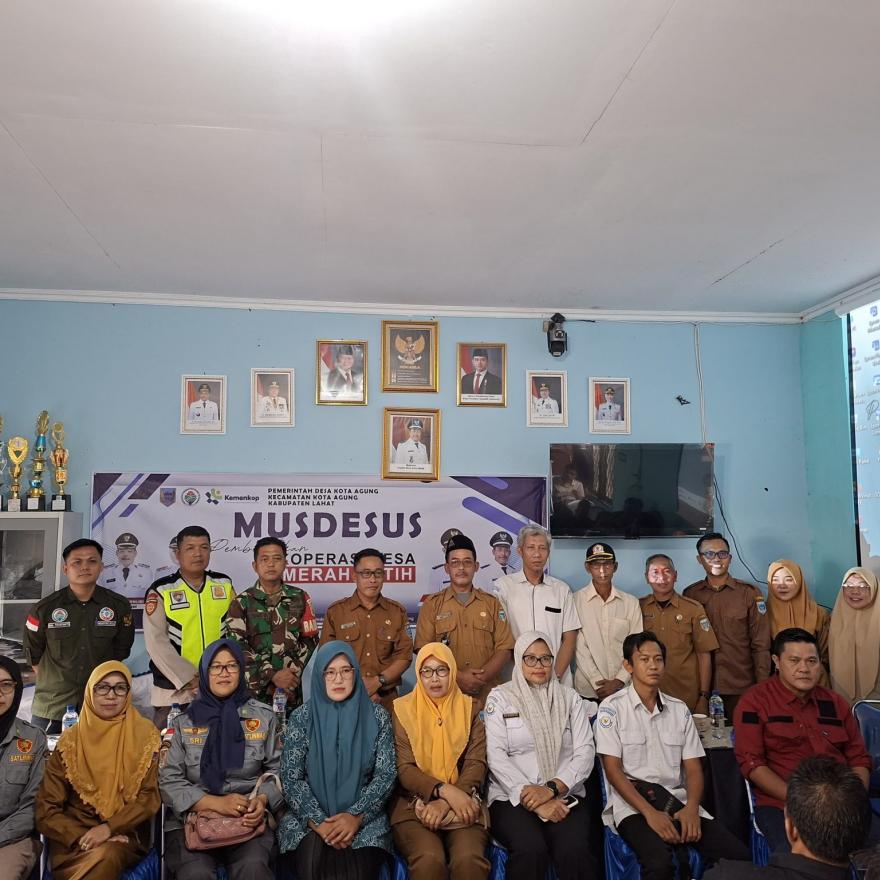 Musyawarah Desa Khusus (Musdessus) Pembentukan Koperasi Merah Putih Desa Kota Agung